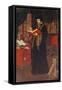 Portrait of John Calvin (1509-64), French Theologian and Reformer-null-Framed Stretched Canvas