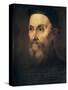 Portrait of John Calvin (1509-64)-Titian (Tiziano Vecelli)-Stretched Canvas