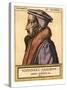 Portrait of John Calvin, 1562-null-Stretched Canvas