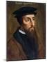 Portrait of John Calvin-null-Mounted Giclee Print