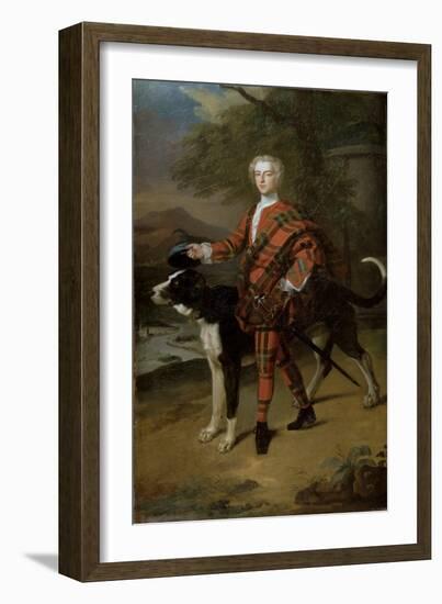 Portrait of John Campbell (1696-1782) Lord Glenorchy, Later 3rd Earl of Breadalbane, 1720s-Enoch Seeman-Framed Giclee Print