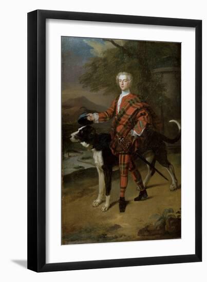 Portrait of John Campbell (1696-1782) Lord Glenorchy, Later 3rd Earl of Breadalbane, 1720s-Enoch Seeman-Framed Giclee Print