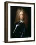 Portrait of John Campbell, 2nd Duke of Argyll (1678-1743) in Armour with a Garter Sash, C.1710-William Aikman-Framed Giclee Print