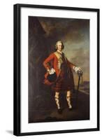 Portrait of John Campbell, 4th Earl of Loudon (1705-1782), Full-Length, in the Uniform of His…-Allan Ramsay-Framed Giclee Print