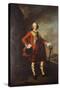 Portrait of John Campbell, 4th Earl of Loudon (1705-1782), Full-Length, in the Uniform of His…-Allan Ramsay-Stretched Canvas