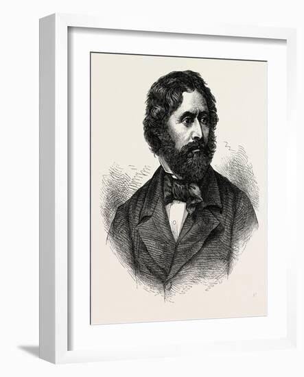 Portrait of John Charles Fremont-null-Framed Giclee Print