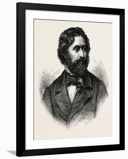 Portrait of John Charles Fremont-null-Framed Giclee Print