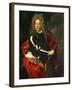 Portrait of John Churchill, 1st Duke of Marlborough-Adriaan van der Werff-Framed Giclee Print