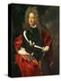 Portrait of John Churchill, 1st Duke of Marlborough-Adriaan van der Werff-Stretched Canvas