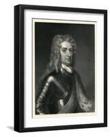 Portrait of John Churchill, 1st of Duke of Marlborough (1650-1722)-null-Framed Giclee Print