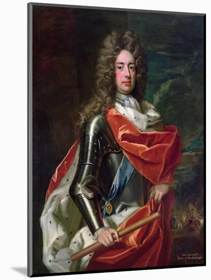 Portrait of John Churchill-Godfrey Kneller-Mounted Giclee Print