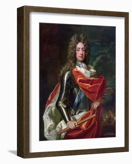 Portrait of John Churchill-Godfrey Kneller-Framed Giclee Print