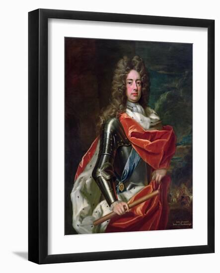 Portrait of John Churchill-Godfrey Kneller-Framed Giclee Print