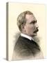 Portrait of John D. Rockefeller, 1880s-null-Stretched Canvas