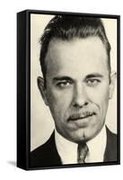 Portrait of John Dillinger-null-Framed Stretched Canvas