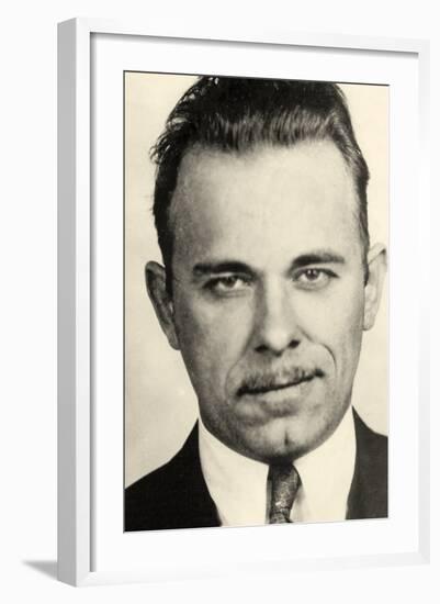 Portrait of John Dillinger-null-Framed Photographic Print