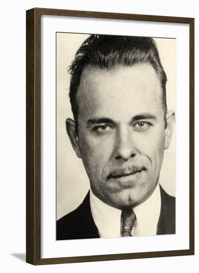 Portrait of John Dillinger-null-Framed Photographic Print