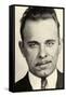 Portrait of John Dillinger-null-Framed Stretched Canvas