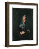 Portrait of John Donne, circa 1595-null-Framed Premium Giclee Print