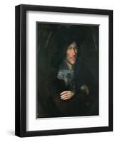 Portrait of John Donne, circa 1595-null-Framed Premium Giclee Print