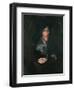 Portrait of John Donne, circa 1595-null-Framed Premium Giclee Print