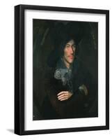 Portrait of John Donne, circa 1595-null-Framed Giclee Print