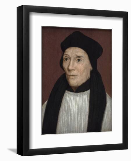 Portrait of John Fisher, Bishop of Rochester, Mid-16th Century-Hans Holbein the Younger-Framed Premium Giclee Print