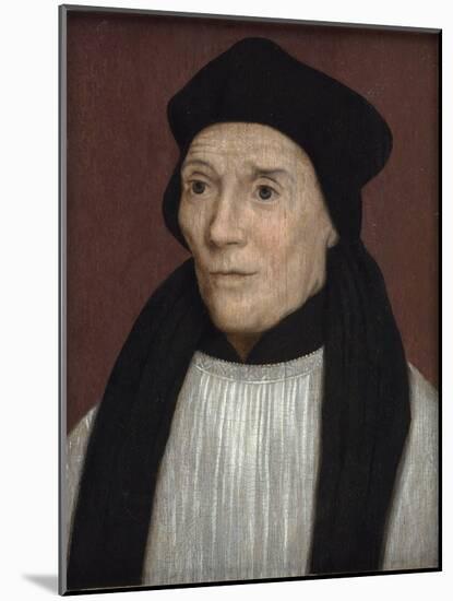 Portrait of John Fisher, Bishop of Rochester, Mid-16th Century-Hans Holbein the Younger-Mounted Giclee Print