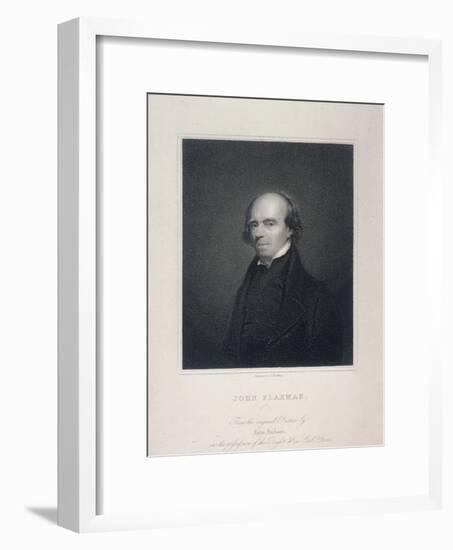 Portrait of John Flaxman, C1800-Richard Woodman-Framed Giclee Print