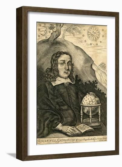 Portrait of John Gadbury, 1627-null-Framed Giclee Print