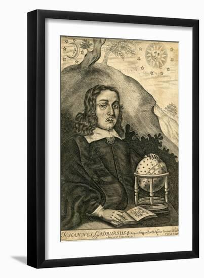 Portrait of John Gadbury, 1627-null-Framed Giclee Print