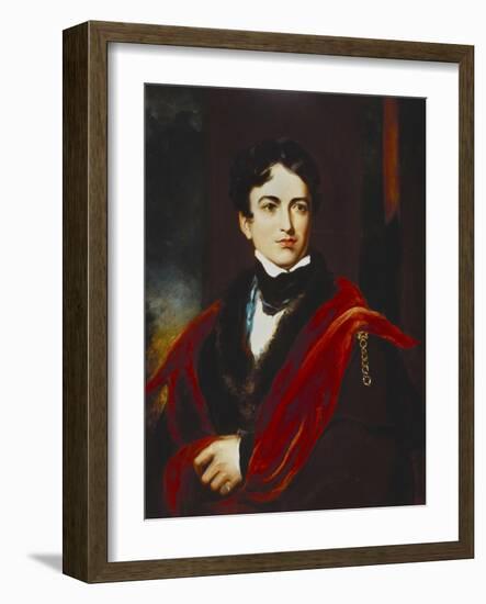 Portrait of John George Lambton, 1st Earl of Durham, Gcb, Mp (1792-1840), in a Dark Coat, with a…-Thomas Lawrence (After)-Framed Giclee Print