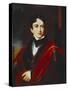 Portrait of John George Lambton, 1st Earl of Durham, Gcb, Mp (1792-1840), in a Dark Coat, with a…-Thomas Lawrence (After)-Stretched Canvas