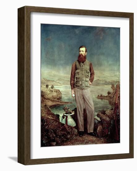 Portrait of John Hanning Speke (1827-64)-James Watney Wilson-Framed Giclee Print