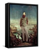 Portrait of John Hanning Speke (1827-64)-James Watney Wilson-Framed Stretched Canvas