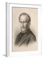 Portrait of John Howard Payne-null-Framed Giclee Print