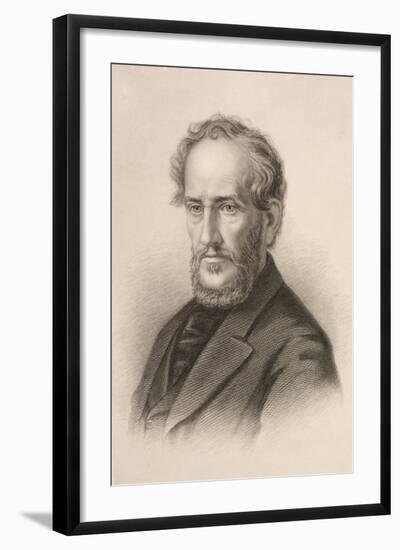 Portrait of John Howard Payne-null-Framed Giclee Print