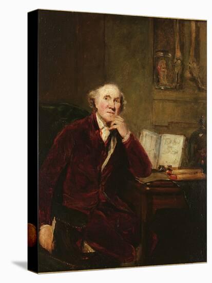 Portrait of John Hunter-Sir Joshua Reynolds-Stretched Canvas