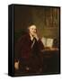 Portrait of John Hunter-Sir Joshua Reynolds-Framed Stretched Canvas