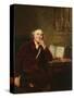 Portrait of John Hunter-Sir Joshua Reynolds-Stretched Canvas