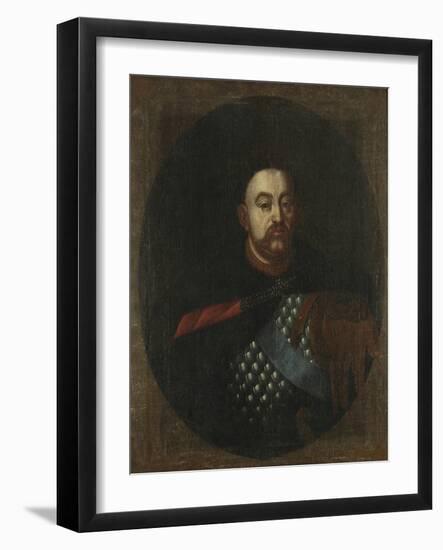 Portrait of John III Sobieski (1629-169), King of Poland and Grand Duke of Lithuania, Ca 1685-null-Framed Giclee Print