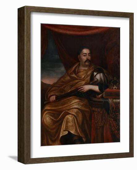 Portrait of John III Sobieski (1629-169), King of Poland and Grand Duke of Lithuania-Jan Tricius-Framed Giclee Print