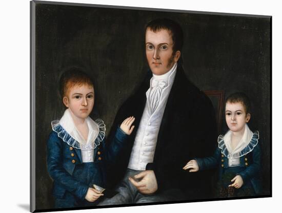 Portrait of John Jacob Anderson and His Sons, Edward and William-Joshua Johnson-Mounted Giclee Print