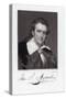 Portrait of John James Audubon-John Sartain-Stretched Canvas