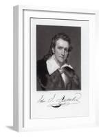 Portrait of John James Audubon-John Sartain-Framed Giclee Print