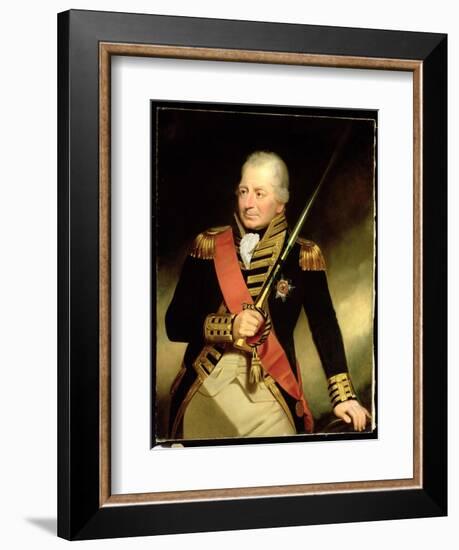 Portrait of John Jervis (1735-1823) First Earl of St. Vincent, C.1805-Sir William Beechey-Framed Giclee Print