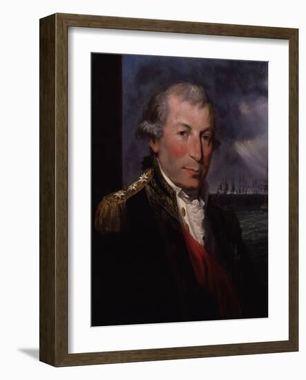 Portrait of John Jervis, c.1795-Lemuel Francis Abbott-Framed Giclee Print