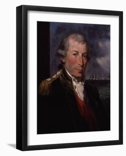 Portrait of John Jervis, c.1795-Lemuel Francis Abbott-Framed Giclee Print