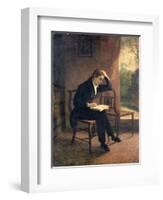 Portrait of John Keats (After Joseph Severn)-William Hilton-Framed Giclee Print