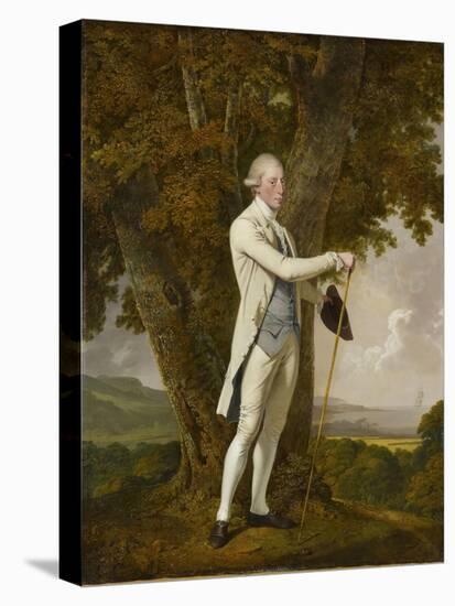 Portrait of John Milnes-Joseph Wright of Derby-Stretched Canvas